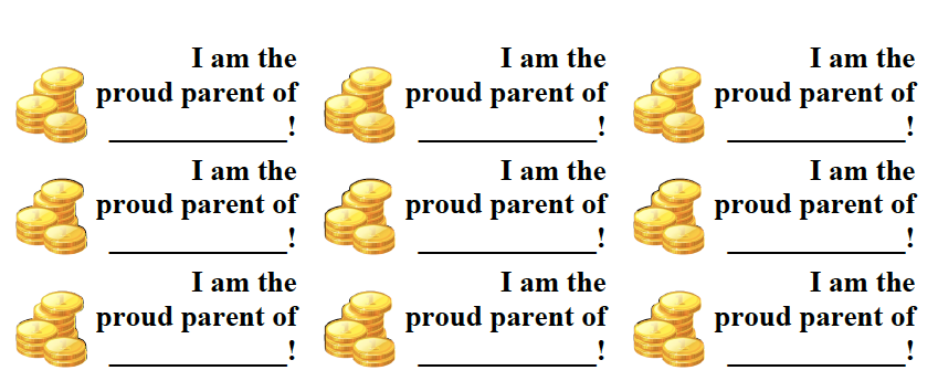 I am the proud parent of…