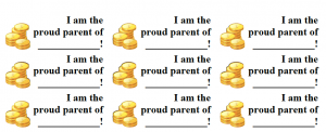 I am the proud parent of…