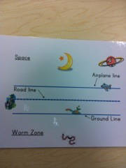 Space, Airplane, Road, Ground, and Worm!