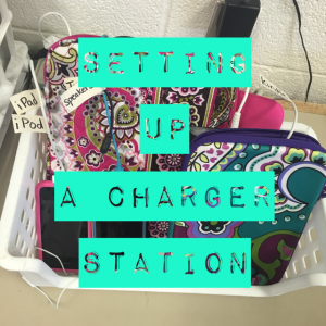 Setting up a charger station for your classroom devices