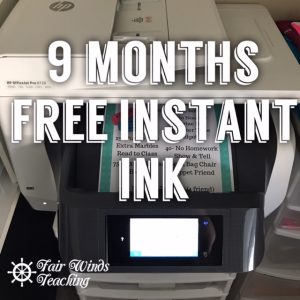 Instant Ink is a LIFE Saver!