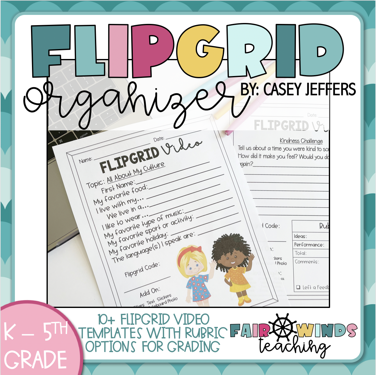 "I really like the differentiation provided between the different flipgrid activities. The rubrics embedded within the worksheets is super convenient and helpful. Nice product!" - Kassondra Sosa