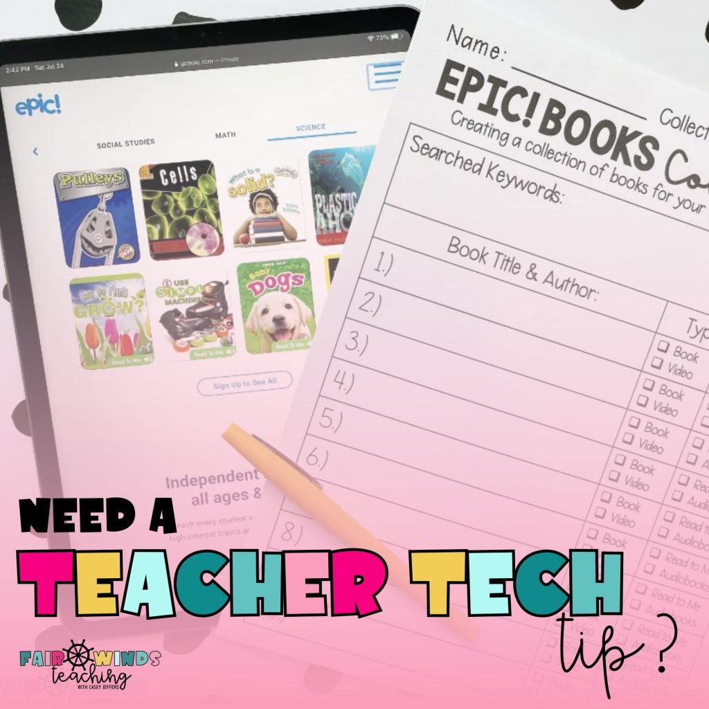 Need a Teacher Tech Tip? - Fair Winds Teaching