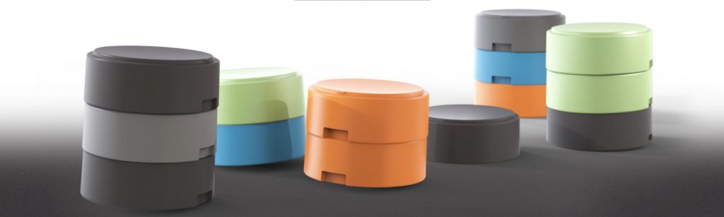 Classroom stools in different colors